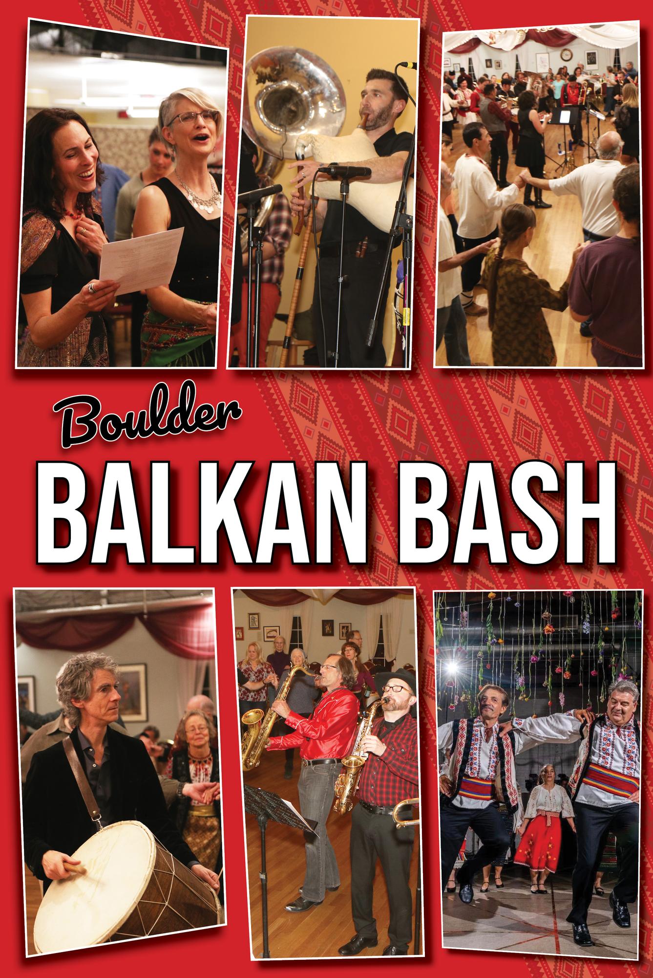 Boulder Balkan Bash performer collage